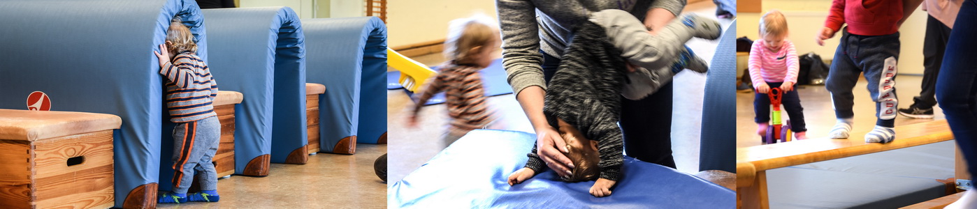 Eltern-Kind-Turnen im TV Gronau Foto: Anne Brand Eltern-Kind-Turnen im TV Gronau