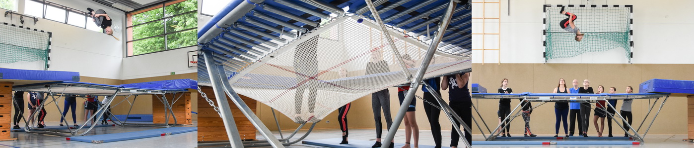 Trampolin im TV Gronau Foto: Anne Brand Trampolin im TV Gronau